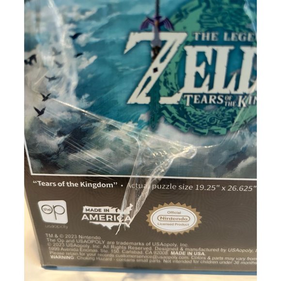 NEW Sealed, The Legend of Zelda Tears of the Kingdom Jigsaw Puzzle 1000 pieces - Picture 3 of 4